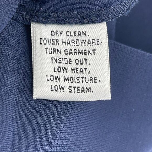 St. John Tapered Ankle Pants Business Career Office Casual Navy Blue Women 4 - Picture 7 of 7